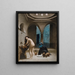 Studio per una donna turca nel bagno - Jean-Léon Gérôme — quadro incorniciato alla parete