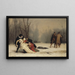 Il Duello dopo il ballo mascherato - Jean-Léon Gérôme — quadro incorniciato alla parete