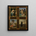 Le quattro stagioni - Jean-Léon Gérôme — quadro incorniciato alla parete