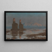 Il Nilo in piena, Tebe - Jean-Léon Gérôme — quadro incorniciato alla parete