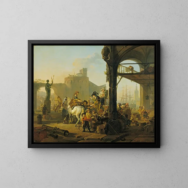 L'Elisir - Jean-Louis Demarne — quadro incorniciato alla parete