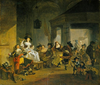 JeanLouis Demarne - Women and Soldiers Revelling.webp