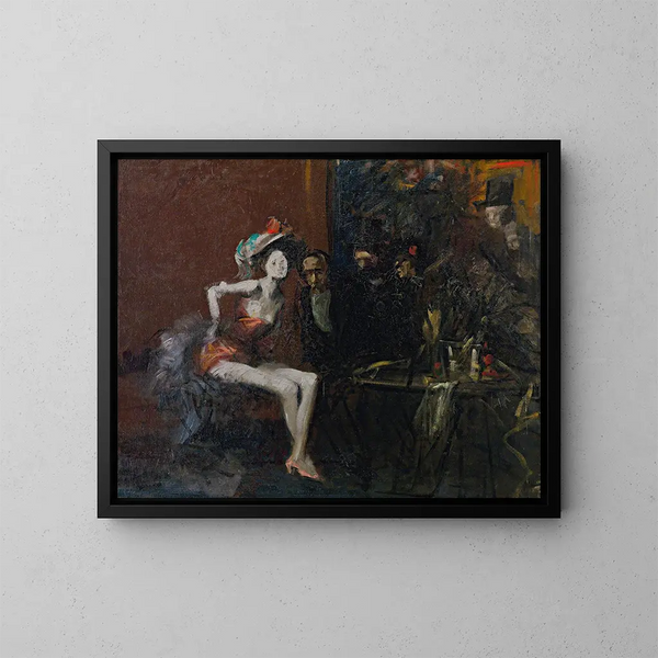 Al Caffè - Jean-Louis Forain — quadro incorniciato alla parete