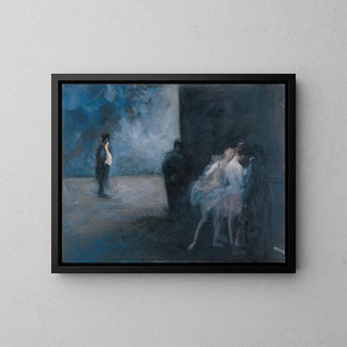 JeanLouis Forain - BackstageSymphony in Blue.webp
