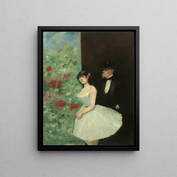 Nelle Quinte - Jean-Louis Forain — quadro incorniciato alla parete