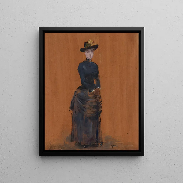 Donna elegante - Jean-Louis Forain — quadro incorniciato alla parete