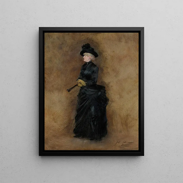 L'Allégorie de l'éventail - Jean - Louis Forain — quadro incorniciato alla parete