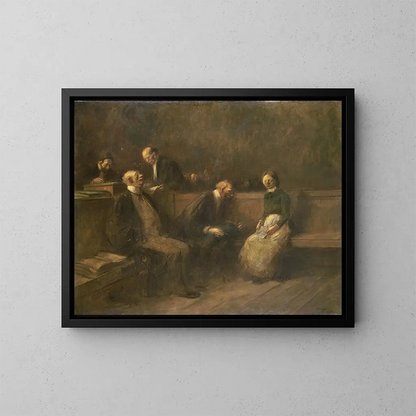 La Pétition - Jean-Louis Forain — quadro incorniciato alla parete