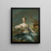 La duchesse di Chartres nel ruolo di Ebe - Jean-Marc Nattier — quadro incorniciato alla parete