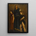 Femme mérovingienne et deux enfants - Jean-Paul Laurens — quadro incorniciato alla parete