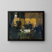 Il comitato di sicurezza della città di Parigi e della provincia della Senna durante la guerra del 1914-1918 - Jean-Paul Laurens — quadro incorniciato alla parete