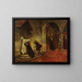 Le Feu - Jean-Paul Laurens — quadro incorniciato alla parete