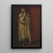 Studio Merovingico storia di Hilpéric - Jean-Paul Laurens — quadro incorniciato alla parete