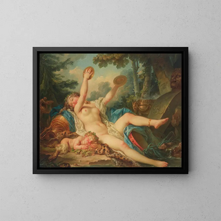 JeanSimon Berthlemy - Reclining Bacchant Playing The Cymbals.webp