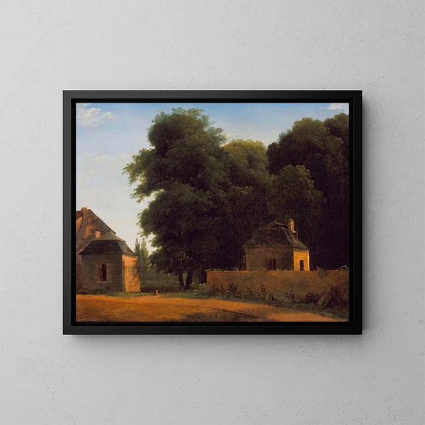Entrée nel parco di Saint-Cloud - Jean-Victor Bertin — quadro incorniciato alla parete