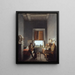 Lon Pallière 1787-1820 nella sua camera alla Villa Medici a Roma - Jean Alaux — quadro incorniciato alla parete