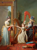La leçon de harpe - Jean Antoine Théodore Giroust — vista dell’opera