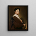 Autoritratto a ventiquattro anni - Jean - Auguste - Dominique Ingres — quadro incorniciato alla parete