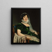 Ritratto della contessa di Tournon - Jean-Auguste-Dominique Ingres — quadro incorniciato alla parete