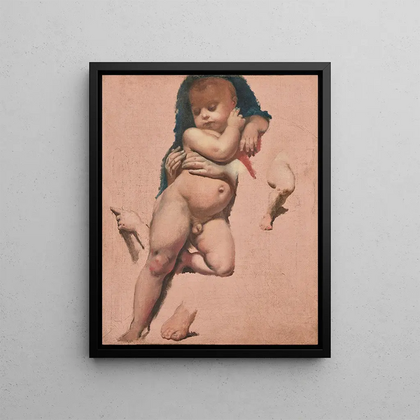Jean Auguste Dominique Ingres - Study For The Christ Child Of The Vow Of Louis Xiii In Montauban Cathedral.webp