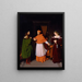 Le fidanzamenti di Raffaello e della nipote del cardinale Bibbiena - Jean-Auguste-Dominique Ingres — quadro incorniciato alla parete