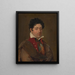 Ritratto di un giovane uomo - Jean Baptiste Joseph Wicar — quadro incorniciato alla parete