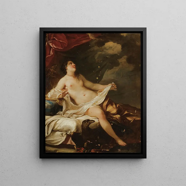 Danaë - Jean Baptiste Marie Pierre — quadro incorniciato alla parete