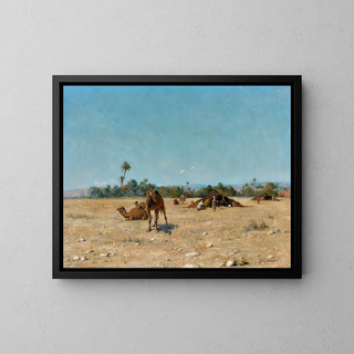 Jean Baptiste Paul Lazerges - Bedouin Camp Biskra.webp