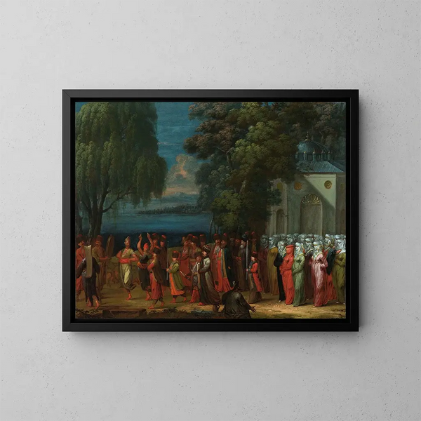 Matrimonio armeno - Jean-Baptiste Vanmour — quadro incorniciato alla parete