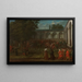 Cornelis Calkoen in viaggio verso la sua udienza con il sultano Ahmed III - Jean-Baptiste Vanmour — quadro incorniciato alla parete