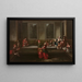 Danza nel Harem - Jean-Baptiste Vanmour — quadro incorniciato alla parete