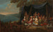 Fête campestre con cortigiani turchi sotto una tenda - Jean-Baptiste Vanmour — vista dell’opera