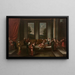 Nuova arrivo al harem - Jean-Baptiste Vanmour — quadro incorniciato alla parete