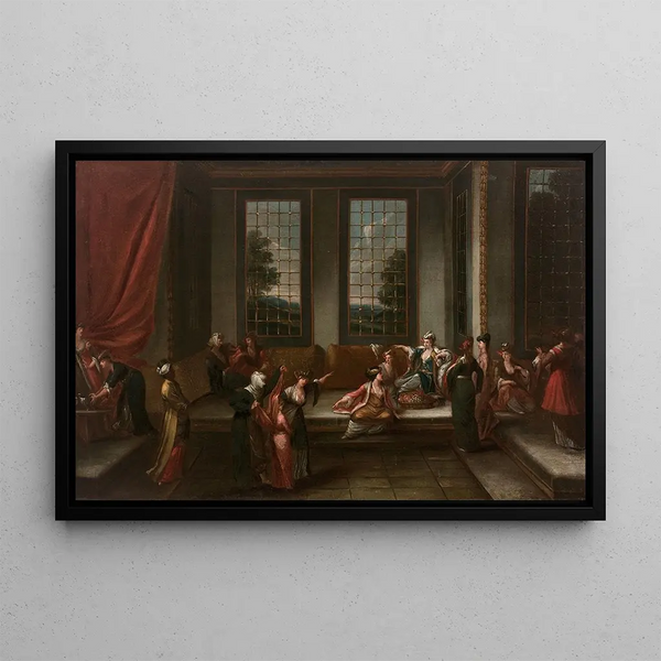 Jean Baptiste Vanmour - Nouvelle arrive au harem.webp