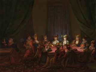 Festa degli Armeni che giocano a carte - Jean-Baptiste Vanmour — vista dell’opera
