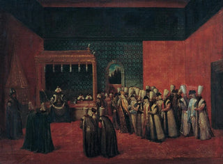 Jean Baptiste Vanmour - Sultan Ahmet III Receiving A European Ambassador.webp