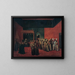 Sultan Ahmed III riceve un ambasciatore europeo - Jean-Baptiste Vanmour — quadro incorniciato alla parete