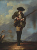 Ritratto a figura intera di un cacciatore - Jean Barbault — vista dell’opera