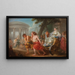 Chiabe e Bitone con Cidippe davanti al tempio di Era - Jean Bardin — quadro incorniciato alla parete