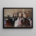 Altercation nei corridoi dell'Opera - Jean Béraud — quadro incorniciato alla parete