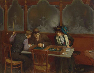 Al caffè - Jean Béraud — vista dell’opera