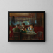 Le backgammon au café - Jean Béraud — quadro incorniciato alla parete