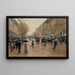 Boulevard Poissonnière in autunno - Jean Béraud — quadro incorniciato alla parete