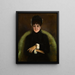 Elegante l'Émeraude - Jean Braud — quadro incorniciato alla parete