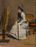 Donna seduta davanti a un quadro - Jean Béraud — vista dell’opera
