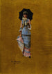 Giovane donna con l'ombrello - Jean Béraud — vista dell’opera