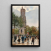 La Tour Saint-Jacques - Jean Béraud — quadro incorniciato alla parete