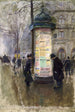 La colonne Morris - Jean Béraud — vista dell’opera