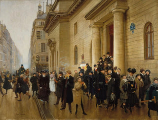 Jean Braud - La sortie du lyce Condorcet.webp