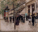 Le boulevard Montmartre devant le théâtre des Variétés l'après-midi - Jean Béraud — vista dell’opera